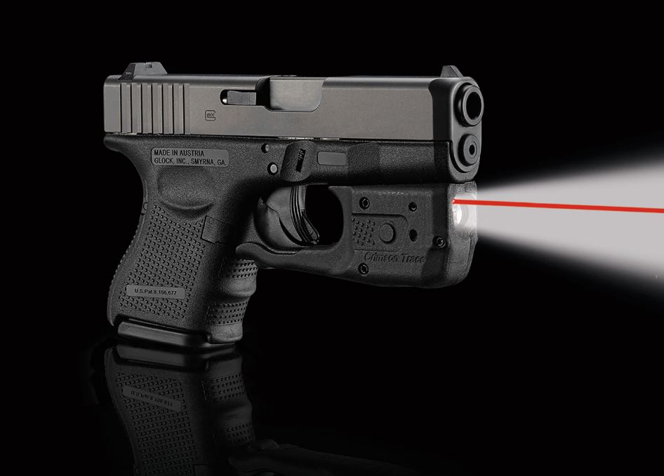 Crimson Trace Laserguard Pro Weaponlight 150 Lumens Red Laser Fits Glock 26273336 G3 26 2733 G4 26 GEN5 Black