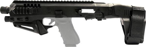Command Arms COMMAND ARMS Micro RONI 17 Stabilizer Glock 17,23,31 Black NO NFA