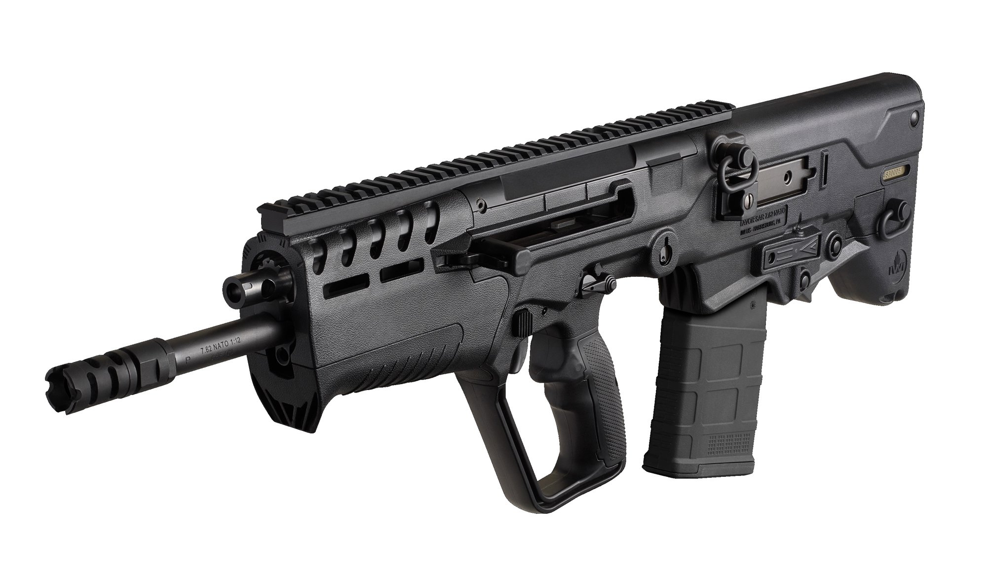 IWI Tavor 7 Bullpup Flattop 7.62 NATO 16.5" 20rd Semi-Auto Rifle - Black