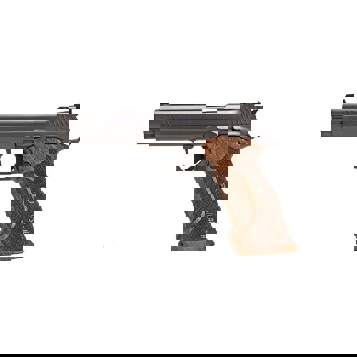 SIG SAUER P210 Target 9mm 5 8rd Pistol  Black w Target Walnut Grips