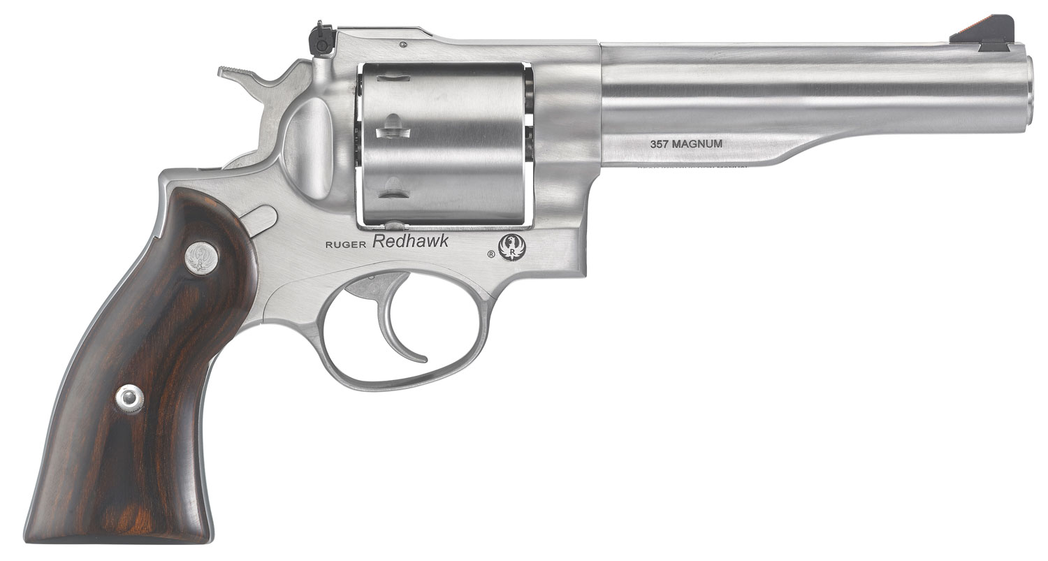 RUGER Redhawk 357 Mag/38Spl 5.5" 8rd Revolver - Stainless