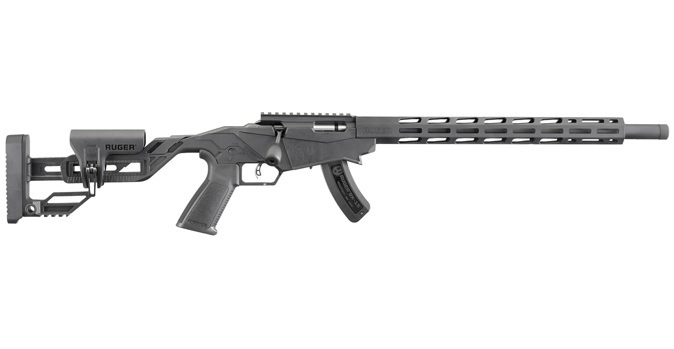 RUGER Precision Rimfire 22 LR 18" 15+1 Bolt Action Rifle - Black