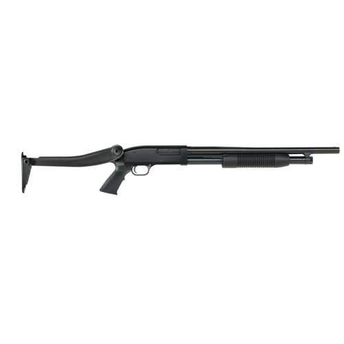 Mossberg Maverick 88 12 Gauge 3 185 51 Pump Shotgun  Black ATI Top Folding Stock
