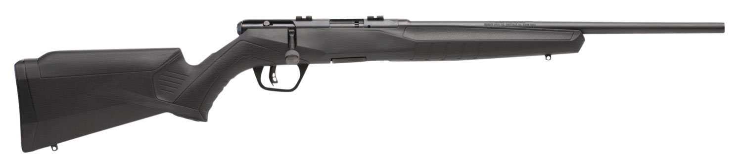 SAVAGE ARMS B22 F Compact 22LR 18" 10rd Bolt Rifle - Black