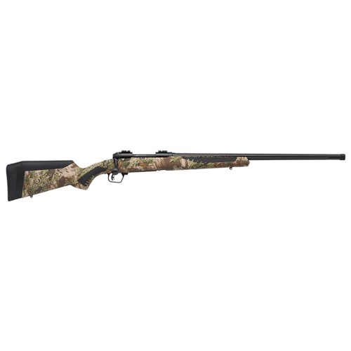 SAVAGE ARMS 110 Predator 223 Rem 22 4rd Bolt Rifle w Heavy Threaded Barrel  Black  Realtree Max