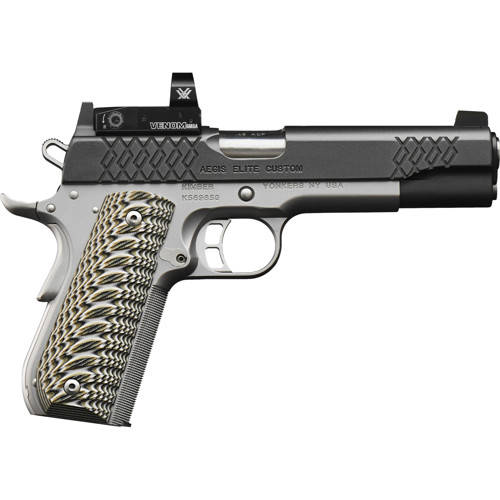 KIMBER Aegis Elite Custom 9mm 5 9rd  Two Tone w Vortex Venom Red Dot