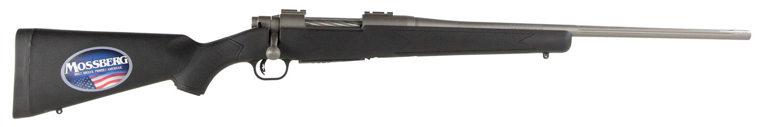 MOSSBERG Patriot 270 Win 22" 5rd Bolt Rifle w/ Fluted Barrel - Stainless / Black
