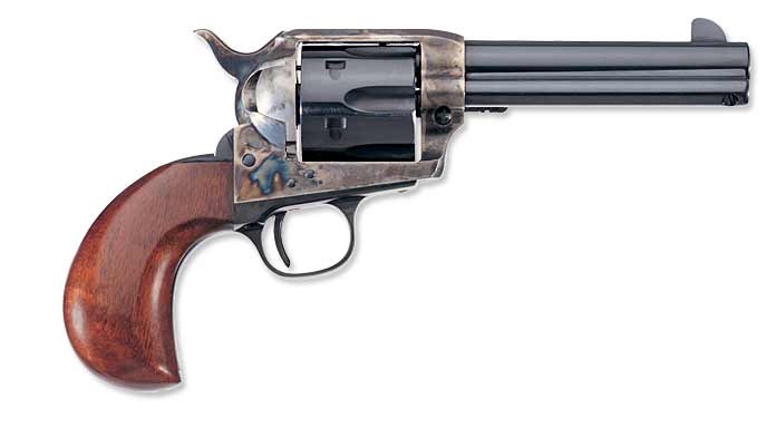 UBERTI 1873 Cattleman Birds Head 45LC 4" 6rd Revolver | Case Hardened