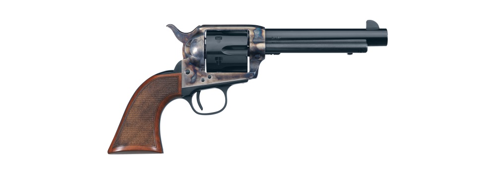 UBERTI 1873 Cattleman El Patron 45 LC 4.75" 6rd Revolver - Case Hardened | Walnut