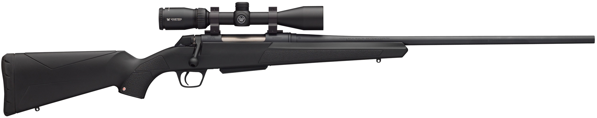 WINCHESTER XPR 308 Win 22" 3rd Bolt Rifle w/ Vortex Crossfire II 3-9x40 Scope - Black