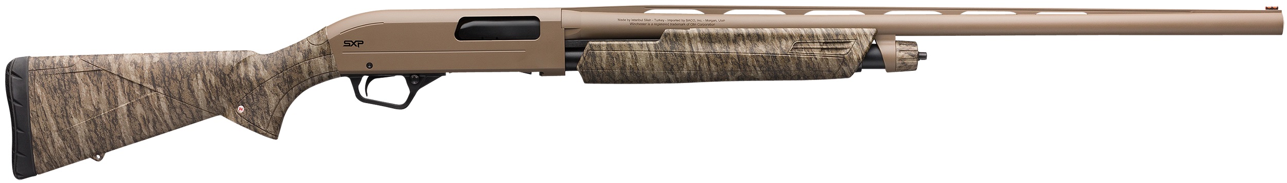 WINCHESTER SXP Hybrid Hunter 12 Gauge 28" 3.5" 4rd Pump Shotgun - FDE / Mossy Oak Bottomland