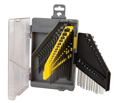 WHEELER SAE/Metric/Hex/Torx Key Set, 45 pc