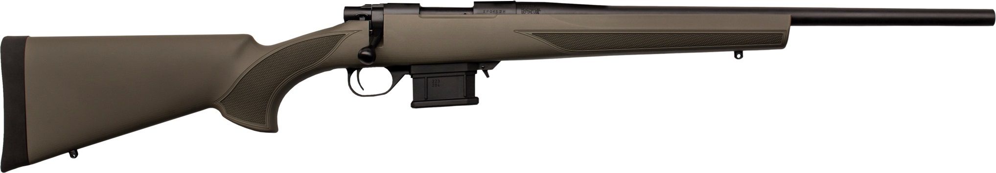 HOWA M1500 Mini Action 6.5 Grendel 20" 5rd Bolt Rifle w/ Heavy Threaded Barrel - Black / OD Green