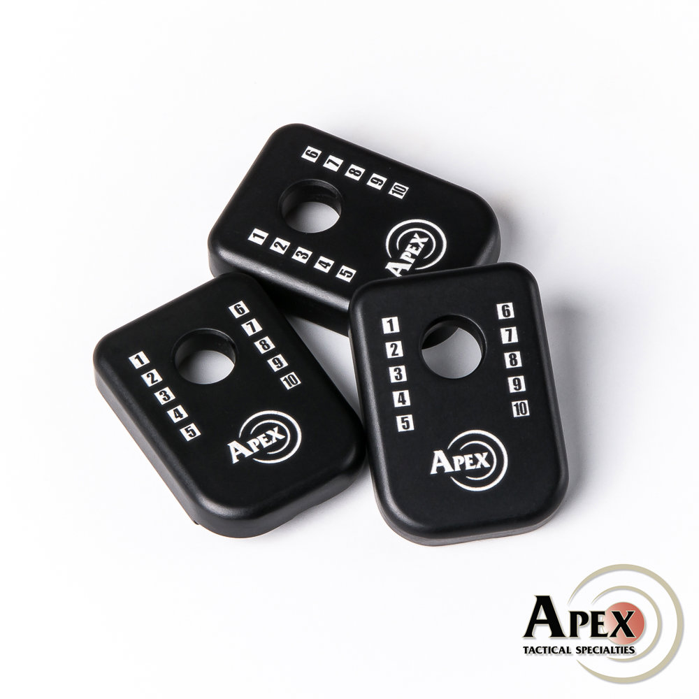 APEX TACTICAL Apex J-Plate Base Pad for Magpul Glock Mags