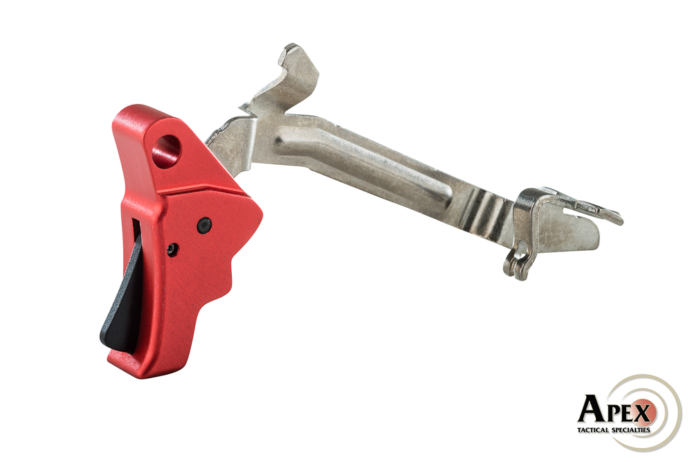 Apex Tactical APEX TACTICAL Apex Action Enh Red Trigger&Trigger Bar for Glock