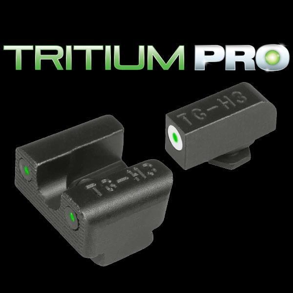 TRUGLO Tritium Pro Glock 42/43 Set White