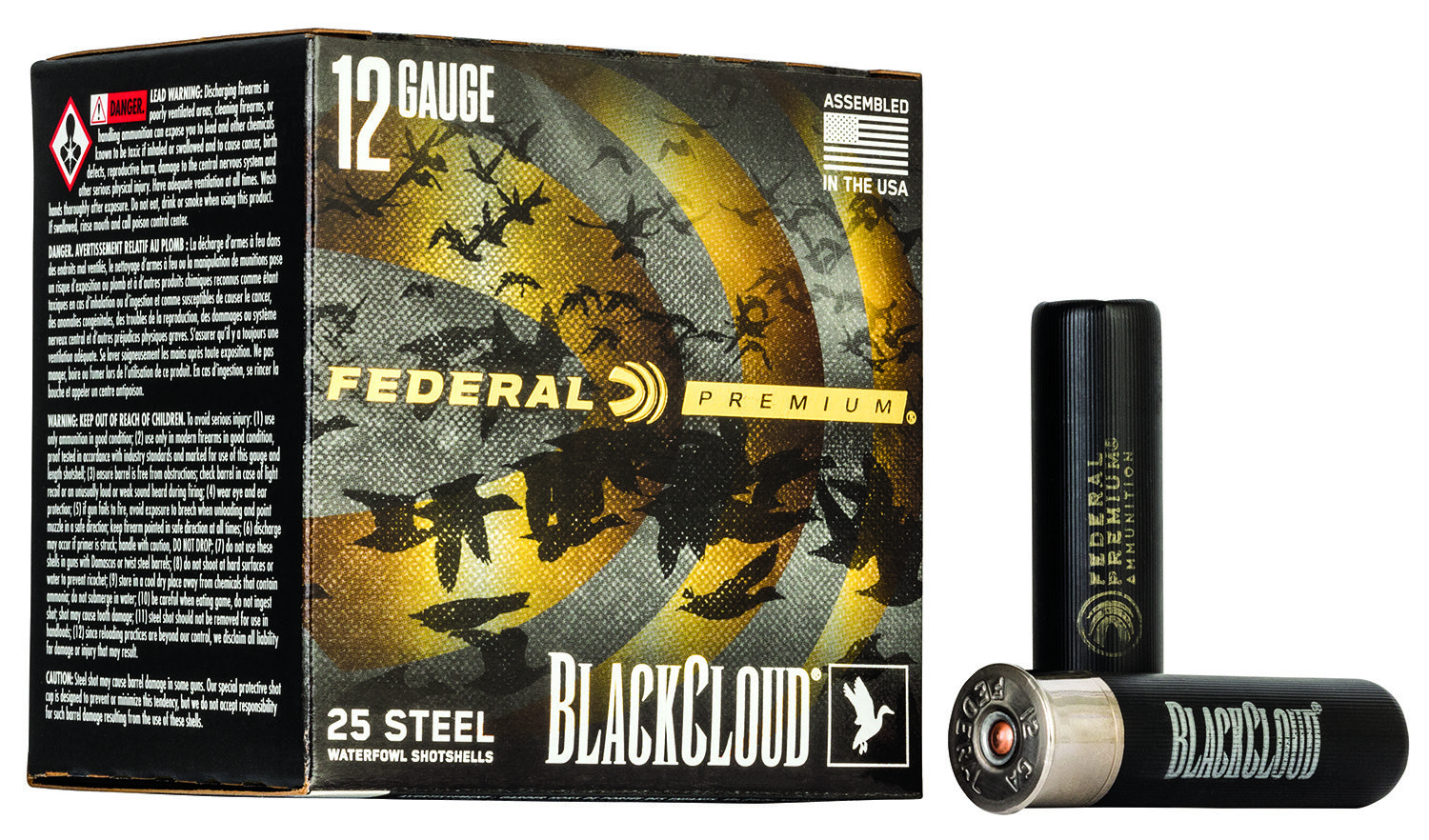 Federal FEDERAL AMMO 12Ga Prem Black Cloud Waterfowl 3-1/2" 1-1/2oz 25pk