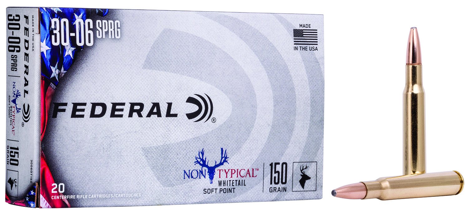 Federal FEDERAL AMMO 30-06 150Gr Non TypiCal Soft Point Federal 20pk