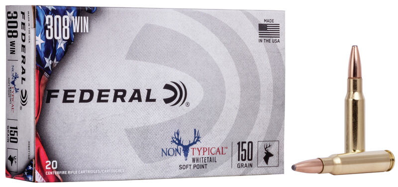 Federal Federal Non Typical 308 Win 150 GR Soft Point 20RD Box