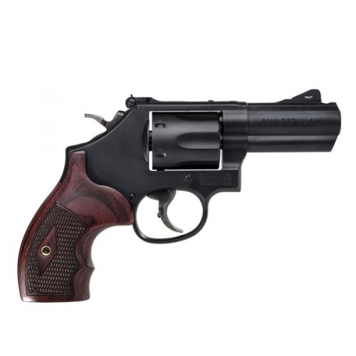 SMITH & WESSON Performance Center Model 19 Carry Comp 3" 6rd - Black & Wood