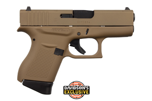 Glock GLOCK G43 9mm 3.4" 6rd - FDE