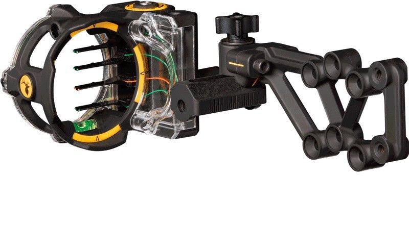TROPHY RIDGE ARCHERY React H4 RH 4 Pin Black