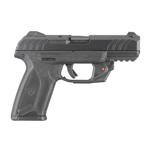 RUGER SECURITY9 9mm 4 15rd Pistol w Viridian ESeries Red Laser  Black