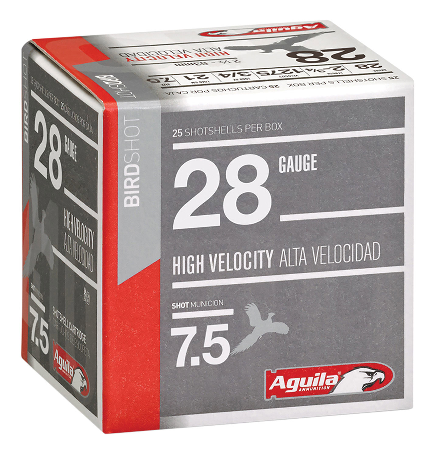 Aguila AGUILA AMMO 28Ga Hunting High Velocity 2.75" 3/4 oz 7.5Shot 25