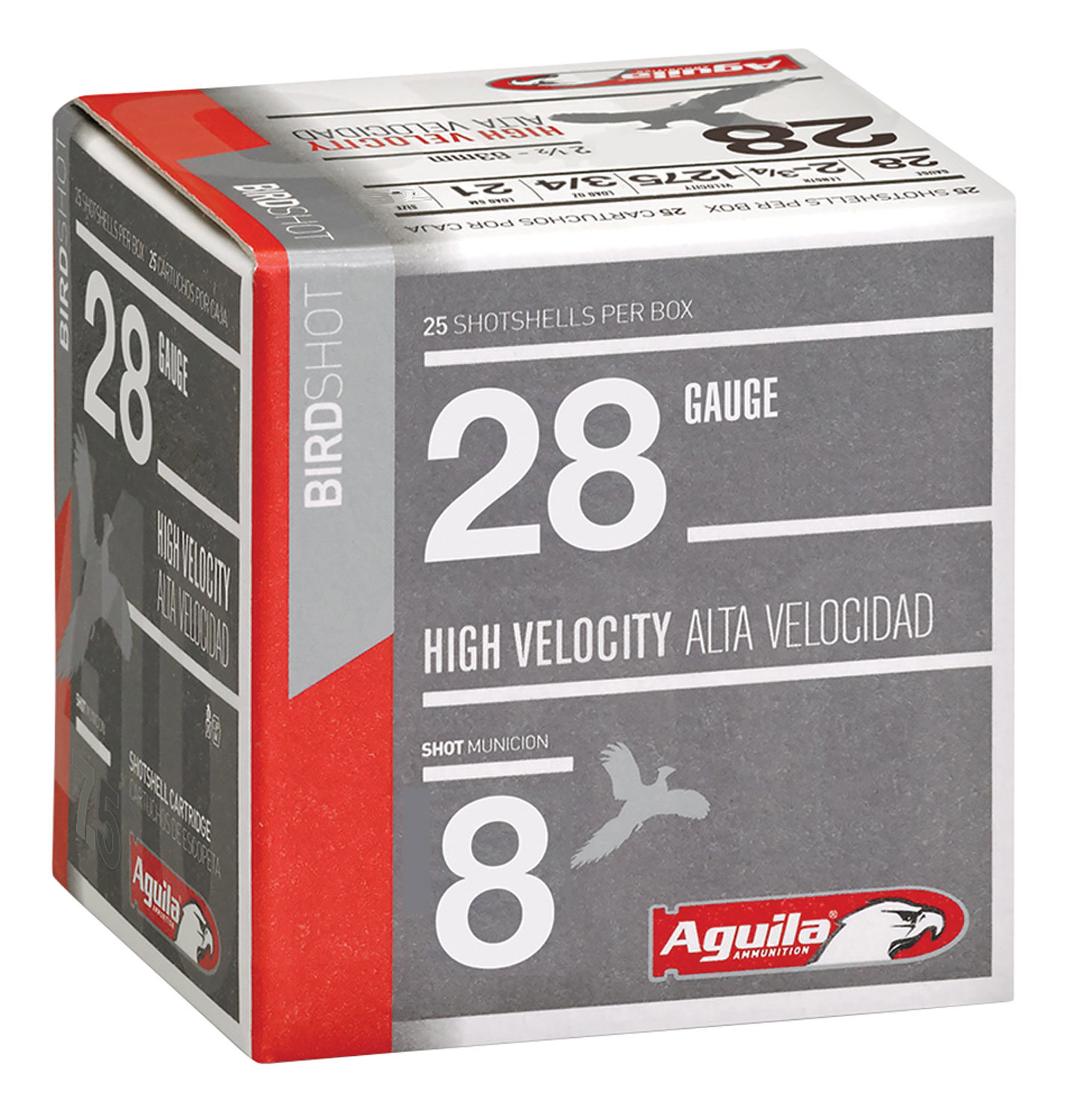 Aguila AGUILA AMMO 28Ga Hunting High Velocity 2.75" 3/4 oz 8Shot 25rd