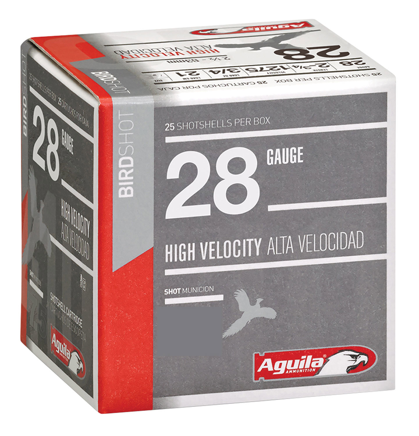 Aguila AGUILA AMMO 28Ga Hunting High Velocity 2.75" 3/4 oz 9Shot 25rd