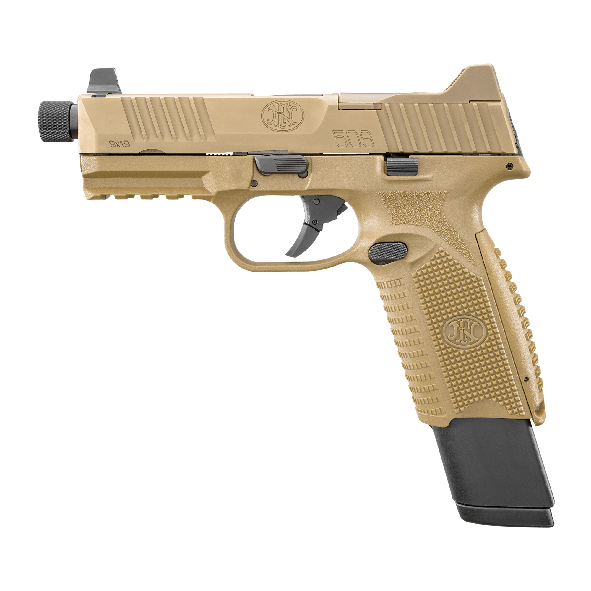 FN America FN 509 9mm Semi-Auto 4.5" 24rd - FDE