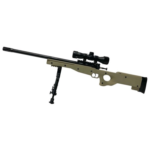 KEYSTONE Crickett Precision 22 WMR 161 Bolt Action Rifle w 4x28 Scope  Bipod  OD Green  Black