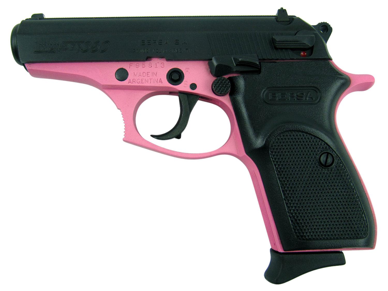 BERSA Thunder 380 AACP 3.5" 8rd - Black / Pink
