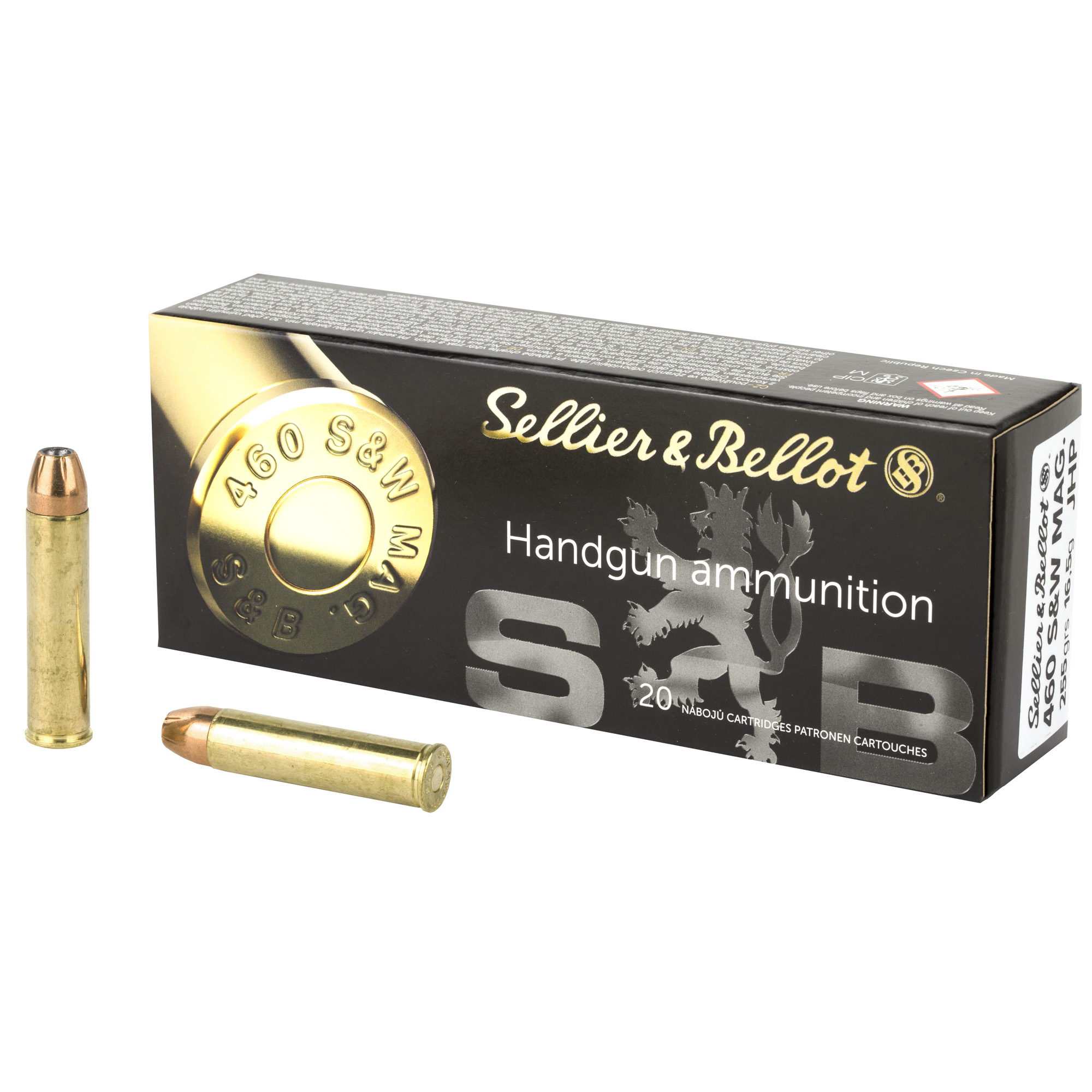 Sellier & Bellot SELLIER BELLOT 460 SW 255Gr JHP 20rd