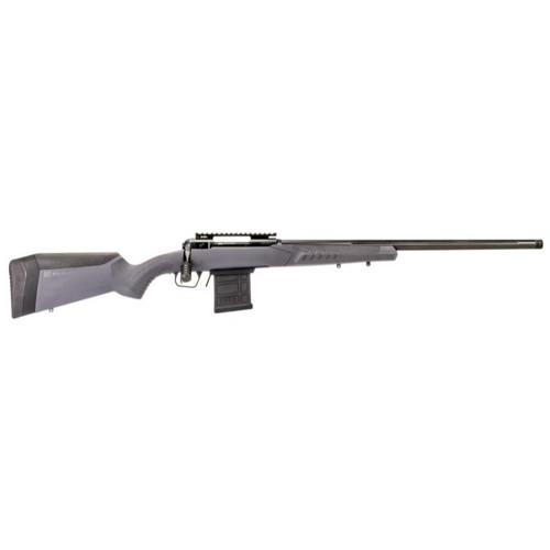 SAVAGE ARMS 110 Tactical 65 Creedmoor 24 101 Bolt Rifle w Fluted Heavy Threaded Barrel  Grey