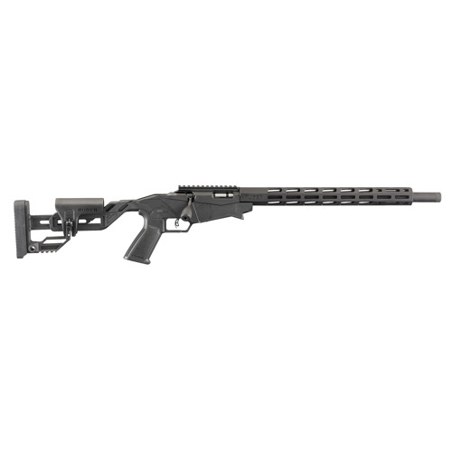 RUGER Precision Rimfire 17 HMR 18 91 Bolt Action Rifle  Black