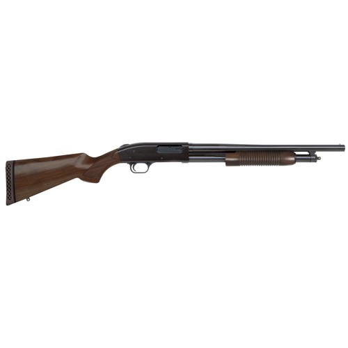 MOSSBERG 500 Retrograde 12GA 185in 5rd  Black  Walnut