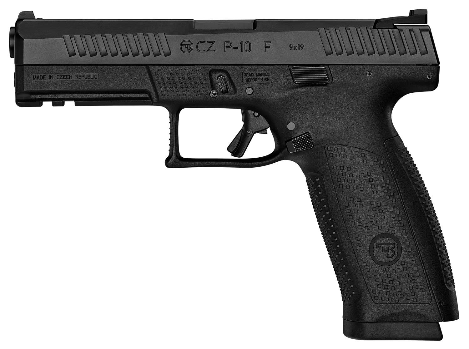CZ-USA P-10 Full-Size 9mm 4.5" 19rd Pistol - Black