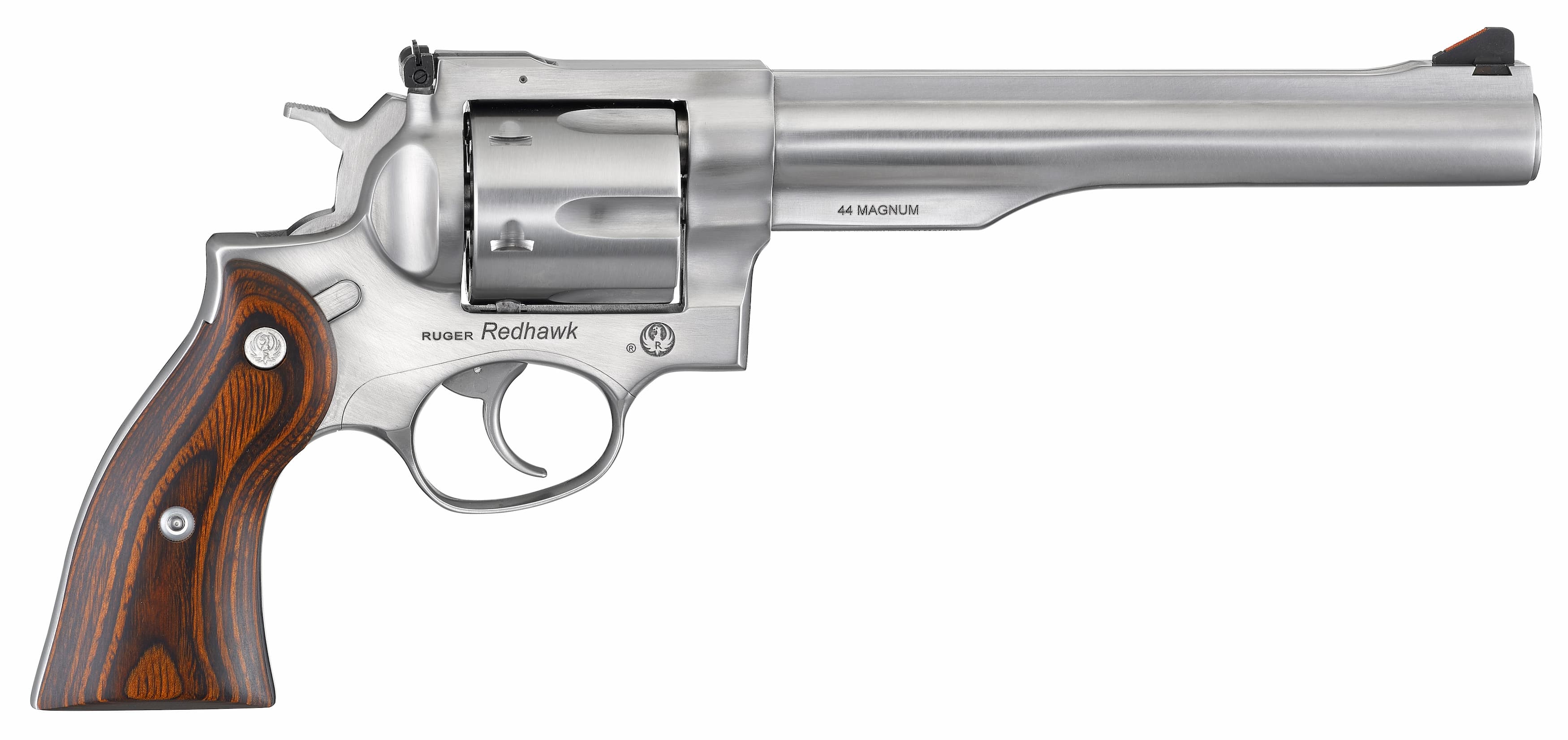 RUGER Redhawk 44 Rem Mag / 44 Special 7.5" 6rd Revolver - Stainless | Walnut