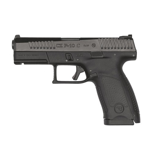 CZUSA P10 C 9mm 402 15rd Pistol w Reversible Mag Catch  Black