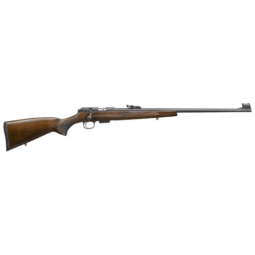 CZUSA 457 Lux 17 HMR 248 5rd Bolt Rifle  Black  Walnut