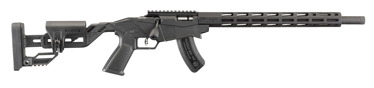 RUGER Precision Rimfire 22WMR 18" 15rd Rifle - Black