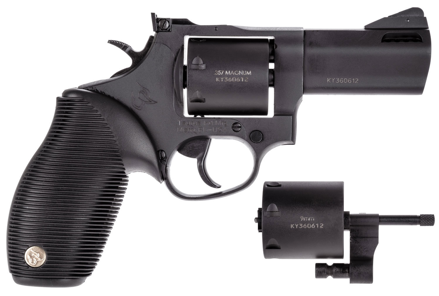 TAURUS 692 Standard 357 Mag / 38 Special / 9mm 3" 7rd - Black