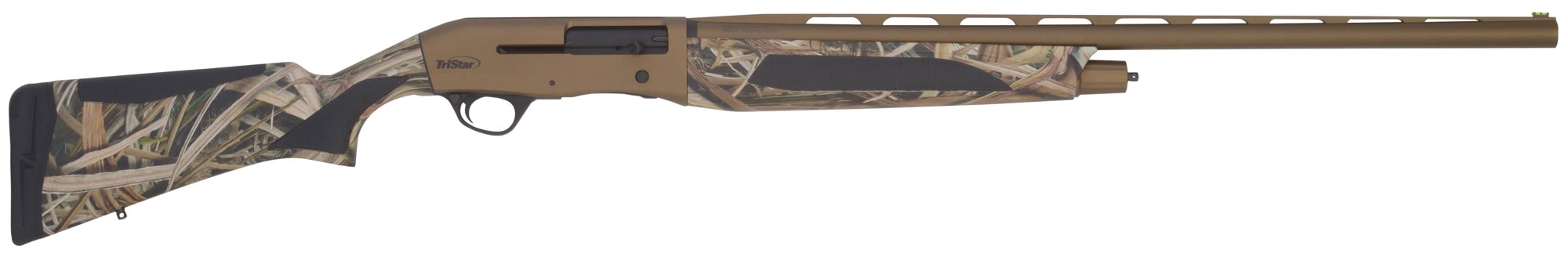 TRISTAR VIPER MAX 12GA Semi-Automatic Shotgun, 3.5″ Chamber, 28″ Barrel, CT-4 Bronze/Mossy Oak Blades SYN 713780241890