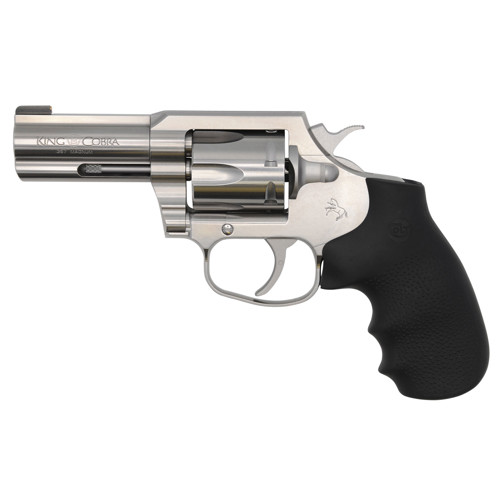 COLT King Cobra 357 Mag  38 Special 3 6rd Revolver  Stainless w Rubber Grips