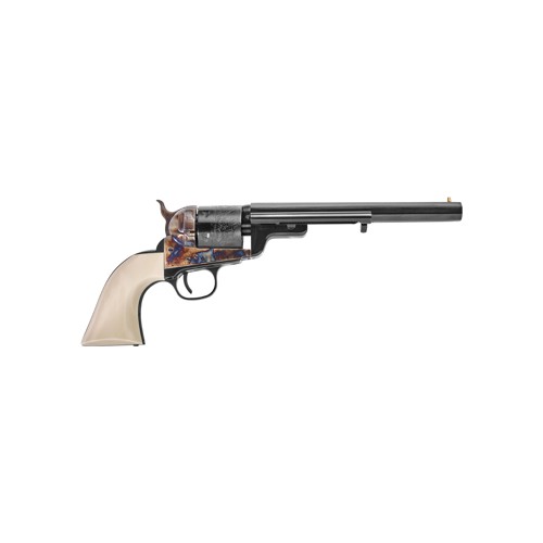 UBERTI Wild Bill 1851 Navy Conversion 38 Special 75 6rd Revolver  Blued  Ivory