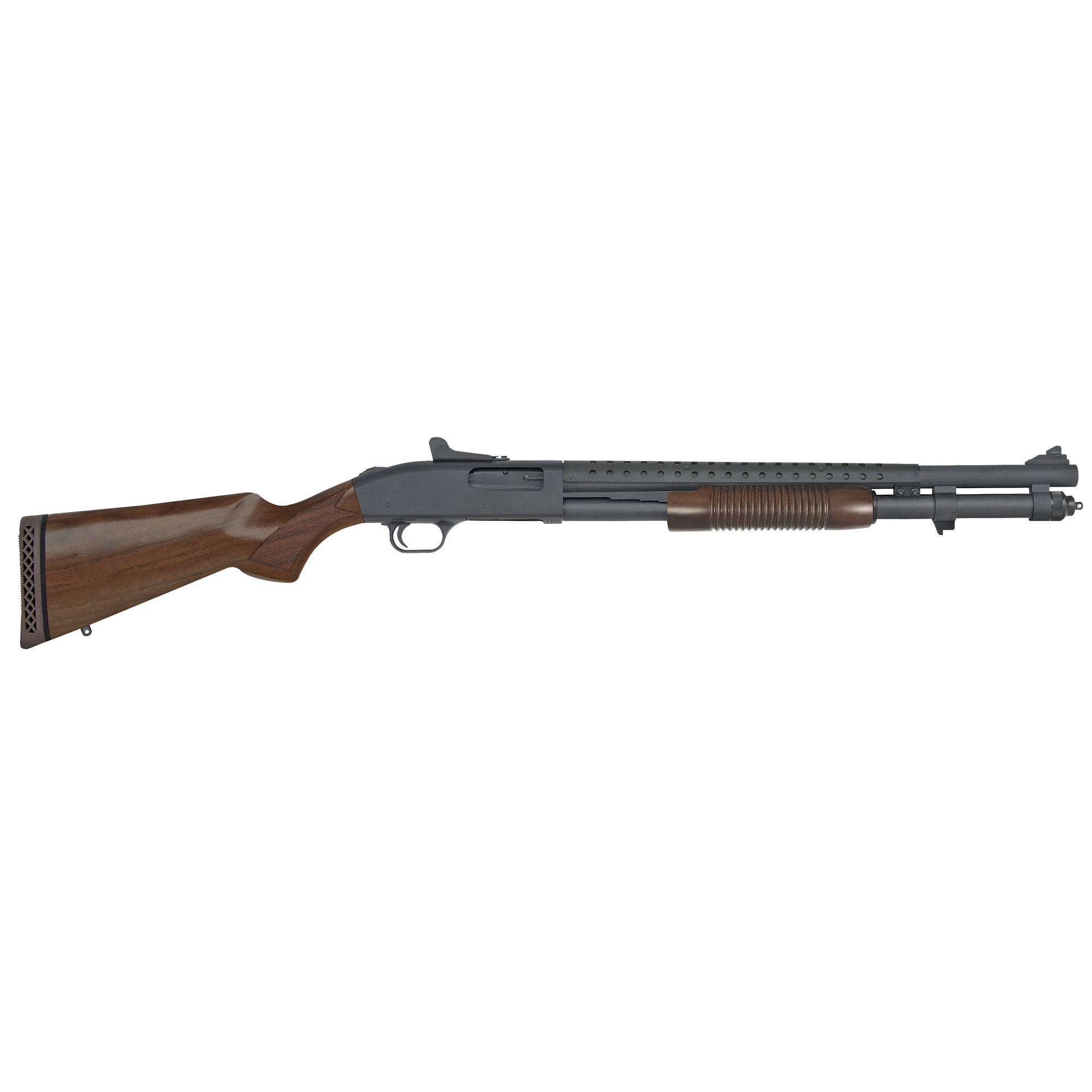 MOSSBERG 590A1 Retrograde 12 Gauge 20" 8+1 Pump Action Shotgun - Parkerized / Walnut