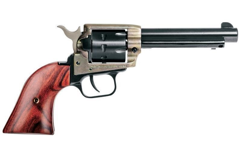 HERITAGE MANUFACTURING Rough Rider 22 LR 4.8" 9rd Revolver - Blued / Case Hardened / Cocobolo