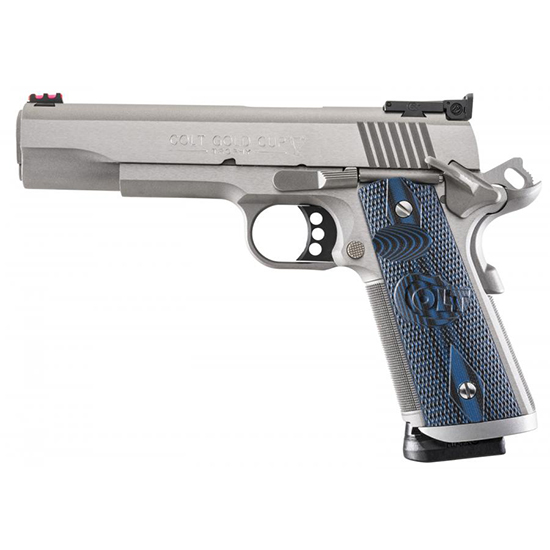 COLT Gold Cup Trophy 1911 .38 Super 5" 9rd Pistol - Stainless