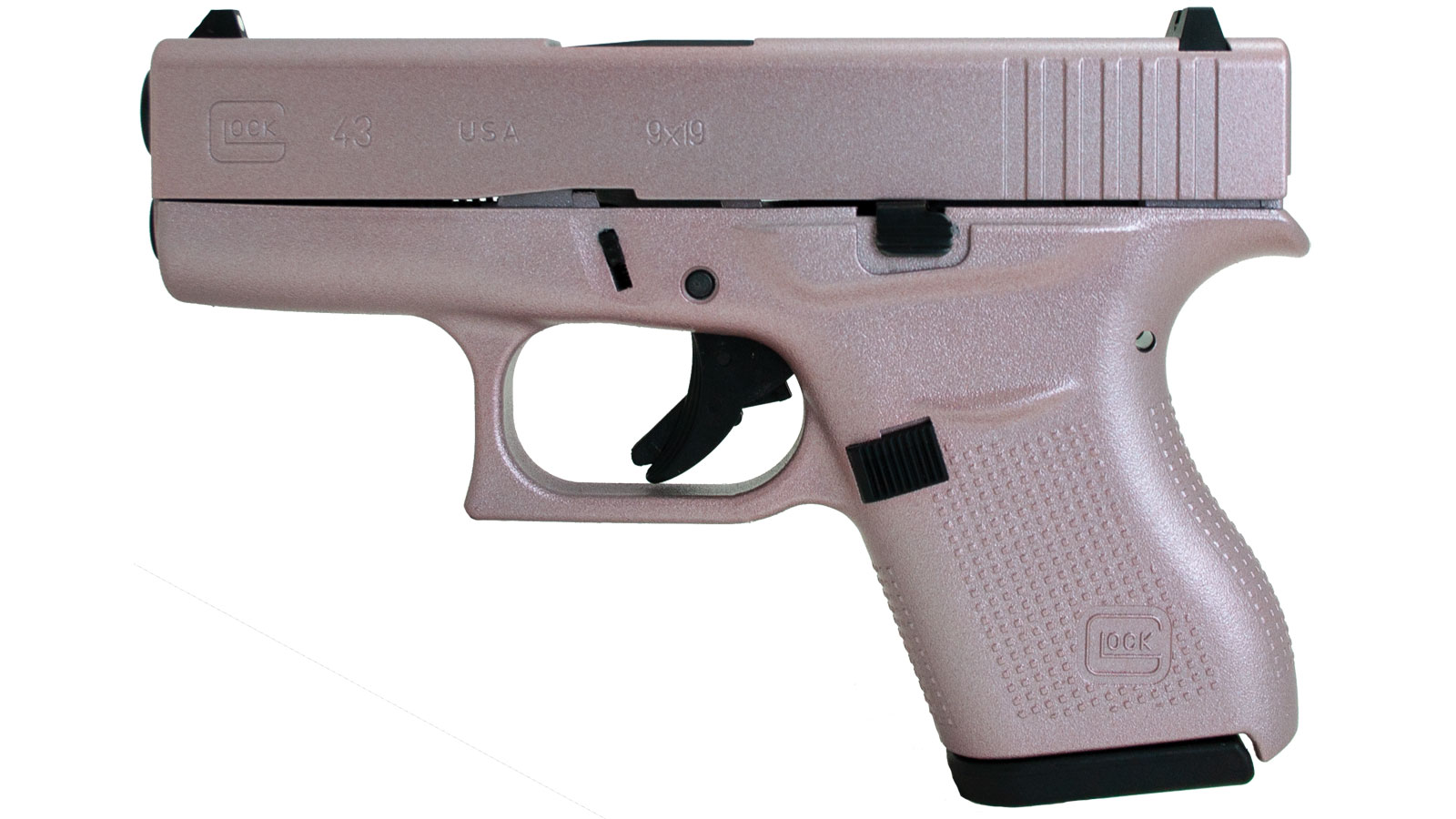 Glock GLOCK G43 9mm 3.3" 6rd - Gold